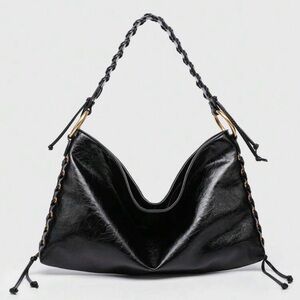 Black PU Leather Women's Bag New Fashion
